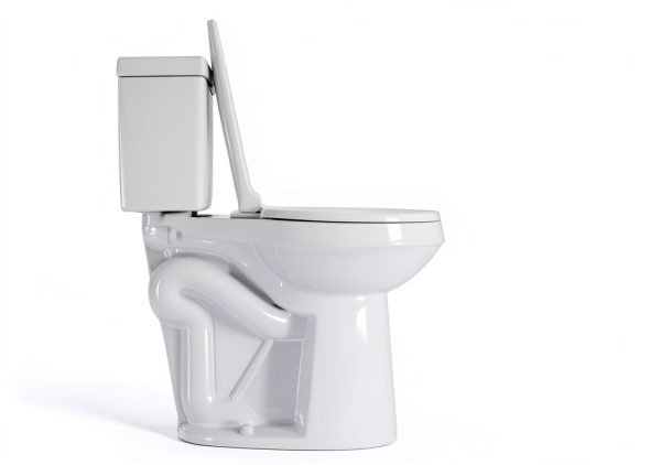 WinZo WZ5088DS 10" extra tall two-piece toilet White 20‑inch-2