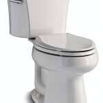 Highline 1.28 GPF Two-Piece Elongated Height Toilet Kohler Biscuit-0