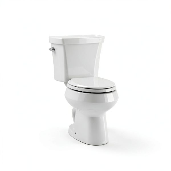 KOHLER K-3988-0 Wellworth Two-Piece Elongated Dual-Flush Toilet White-2