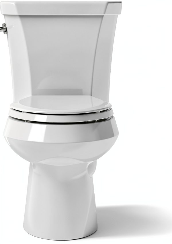 KOHLER K-3988-0 Wellworth Two-Piece Elongated Dual-Flush Toilet White-6
