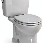 TOTO Drake 2-Pc Round Toilet 1.28 GPF Universal Height Cotton White-0