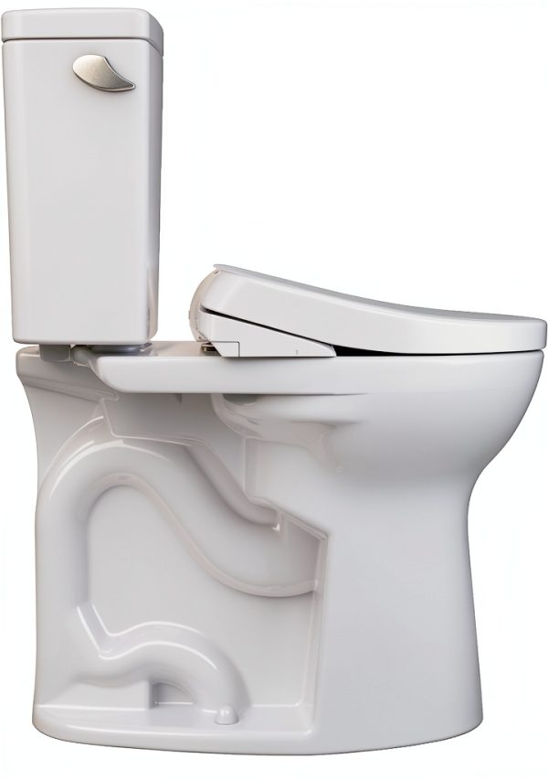 TOTO Drake Washlet+ Elongated Toilet with Tornado Flush – Cotton White-12