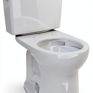 TOTO Drake Two-Piece Round 1.28 GPF Universal Height TORNADO FLUSH Toilet with CEFIONTECT, Cotton White - CST775CEFG#01-0