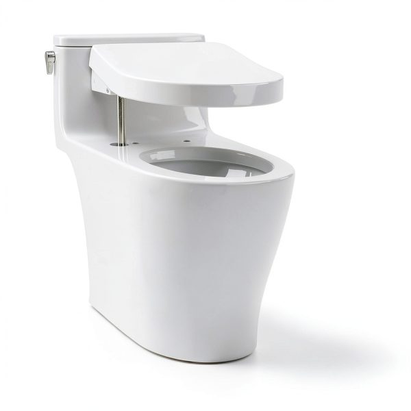 TOTO Drake Washlet+ Elongated Toilet with Tornado Flush – Cotton White-4