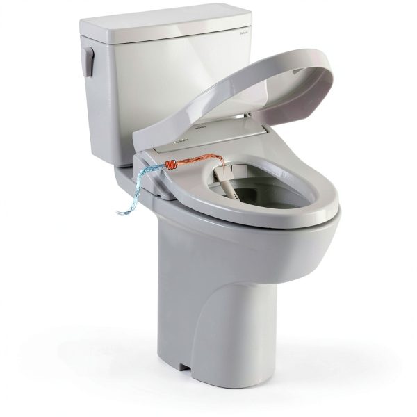 TOTO Drake Washlet+ Elongated Toilet with Tornado Flush – Cotton White-6