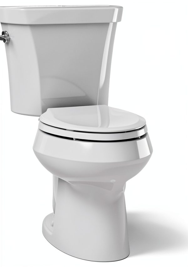 KOHLER K-3988-0 Wellworth Two-Piece Elongated Dual-Flush Toilet White-0