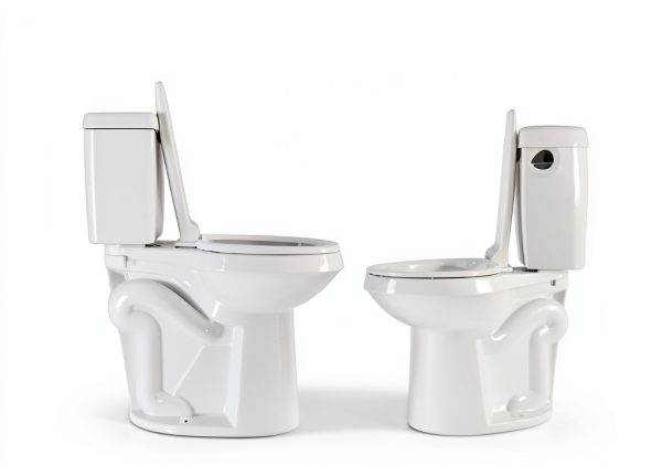 WinZo WZ5088DS 10" extra tall two-piece toilet White 20‑inch-3