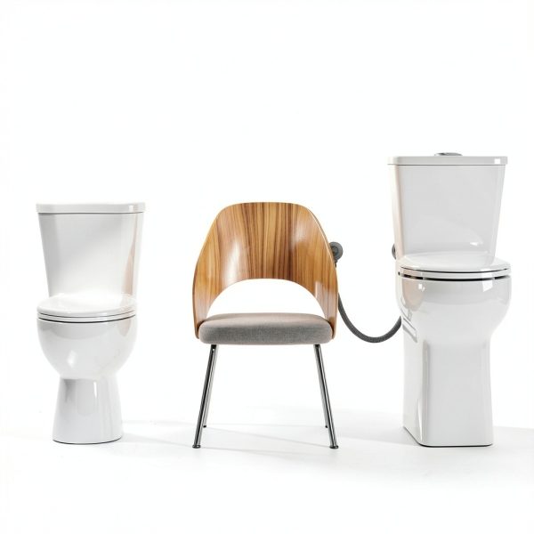 21 Inch Tall Toilet Los Flexi Two-Piece Skirted 1.1/1.28 GPF-2