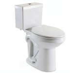WinZo WZ5088DS 10" extra tall two-piece toilet White 20‑inch-0