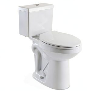 WinZo WZ5088DS 10" extra tall two-piece toilet White 20‑inch-0