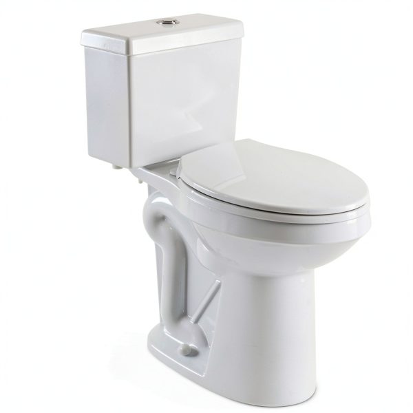 WinZo WZ5088DS 10" extra tall two-piece toilet White 20‑inch-0