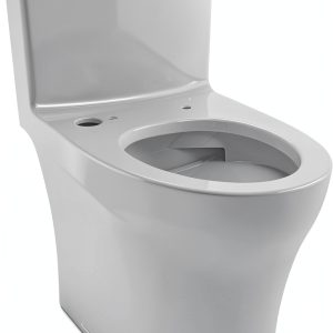 TOTO Aquia IV One-Piece Elongated Dual Flush 1.28 and 0.9 GPF WASHLET+ and Auto Flush Ready Toilet with CEFIONTECT, Cotton White - CST646CEMFGNAT40#01-0