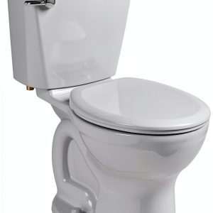American Standard 215DB104.020 Cadet Pro 1.28 GPF 2-Piece Round Front Toilet with 10-in Rough-In, Medium, White-0