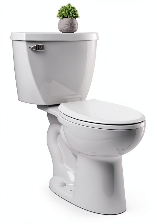 American Standard Cadet Pressure Assist Toilet Rough-In White 1.6 GPF-1