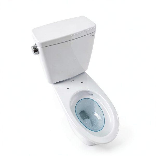 TOTO Drake Two Piece 1.28 GPF Universal Height Toilet - Cotton White-5