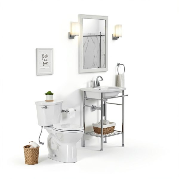 American Standard Cadet Pressure Assist Toilet Rough-In White 1.6 GPF-3