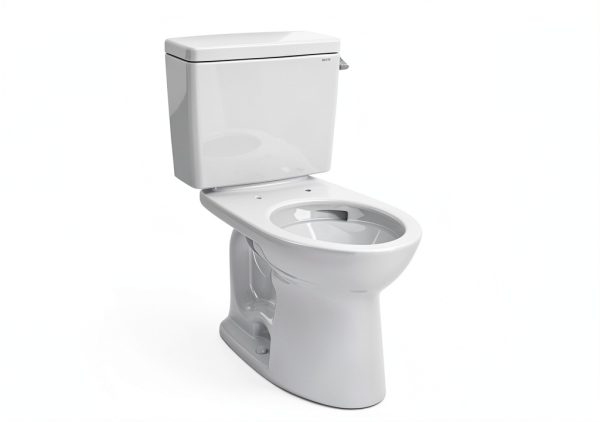 TOTO Drake Two Piece 1.28 GPF Universal Height Toilet - Cotton White-1