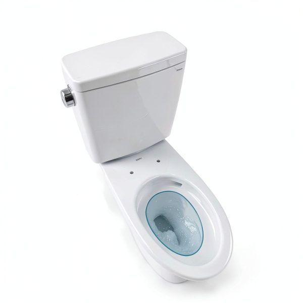 TOTO Drake Two Piece 1.28 GPF Universal Height Toilet - Cotton White-4
