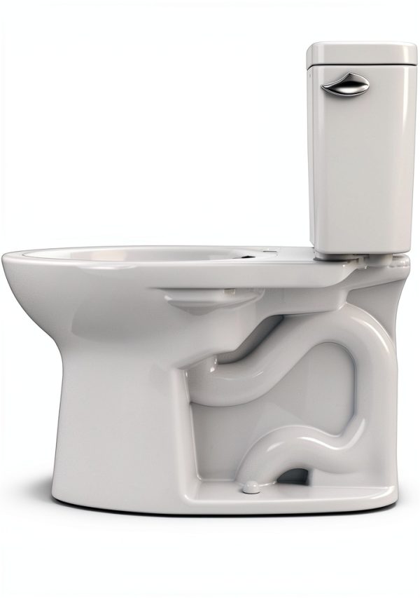 TOTO Drake Two Piece 1.28 GPF Universal Height Toilet - Cotton White-10